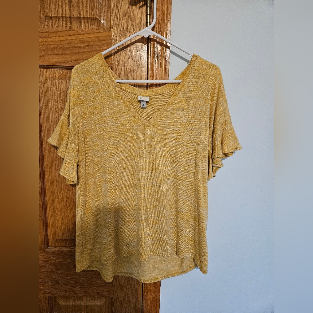 Gold Target Flutter Sleeve Tee Shirt